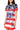 USA Star & Stripe QOS Card Logo Tee Dress
