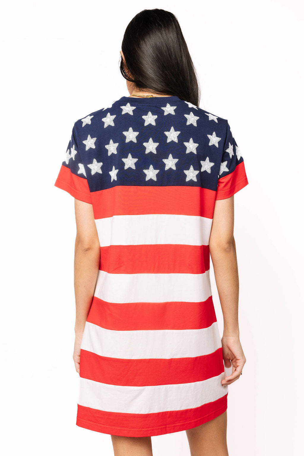 american flag t shirt dress It's The American Way T-Shirt Dress