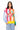 Multi Colorblock Stripe Crab Knit Sweater