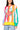 Multi Colorblock Stripe Crab Knit Sweater