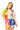 Multi Colorblock Fish Short