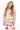 Kids Light Pink Multi Butterfly Sweatshirt