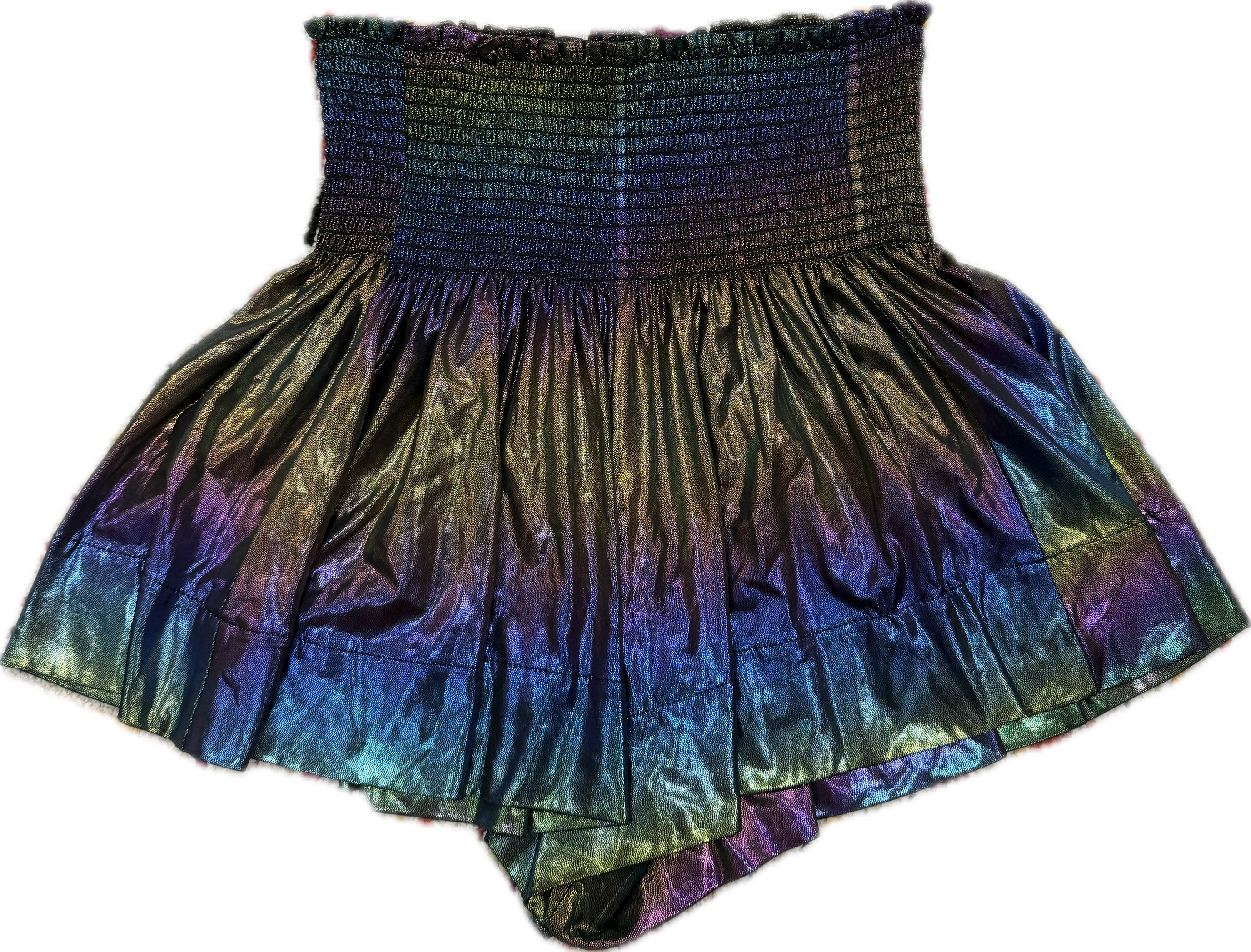 Black Oil Spill Swing Short