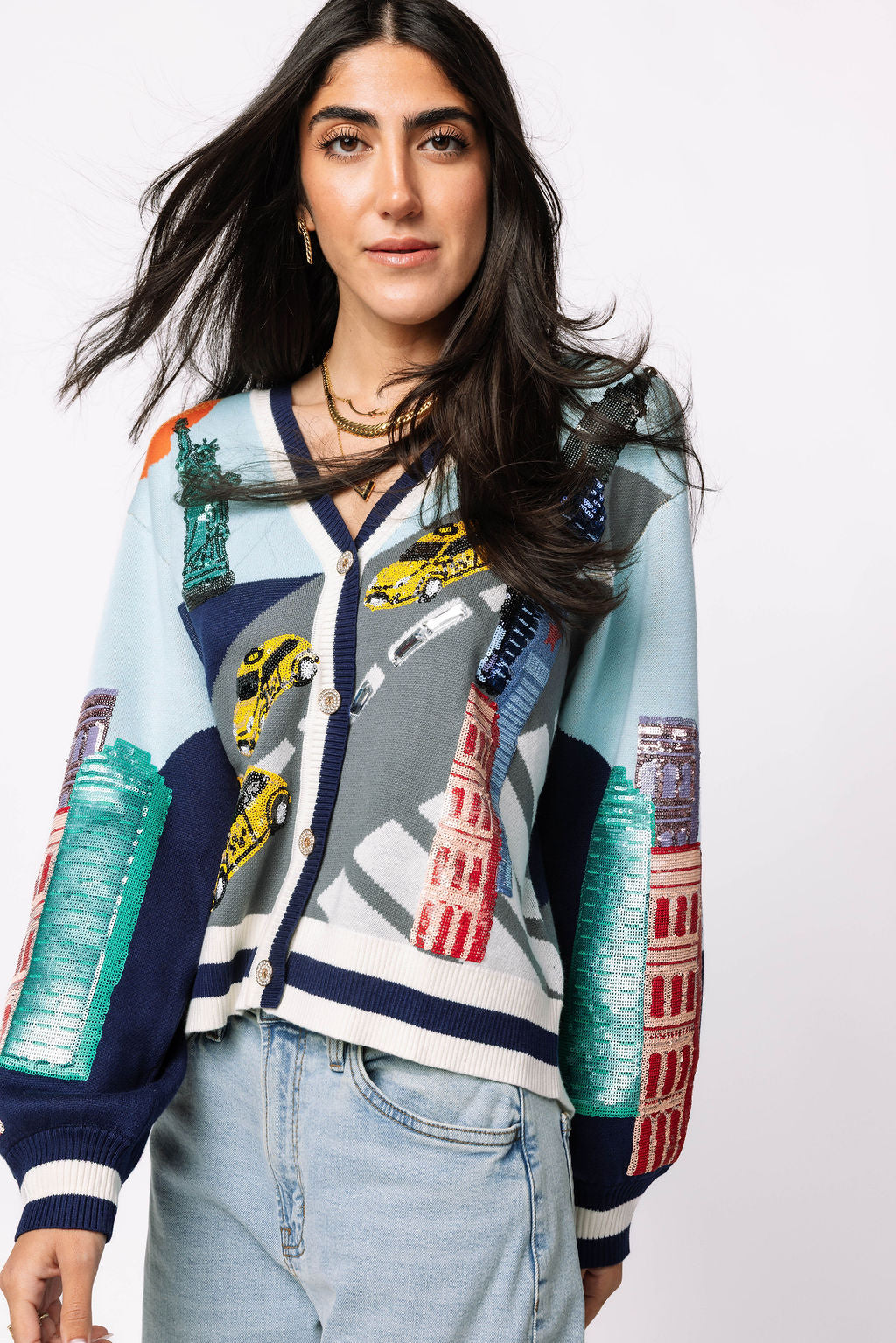 NYC Street Scene Cardigan