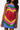 Purple Abstract Heart Cotton Tank Dress