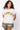 White & Yellow Taxi Ruffle Baby Tee