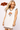 Licensed Sample - OSU White V Neck Striped Cuff Sweater Vest Dress