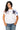 White USA Stripe Patch Stars Tee