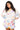 White Multi Shell Collar Cotton Long Sleeve Top