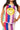 Licensed Rainbow Striped QOS Smiley Sweater Tank