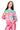 Pink Button Up Swimming Pool Button Up Cardigan