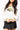 Licensed Southern Miss V Neck Striped Cuff LS Sweater With Small Mascot