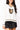 Licensed Army V Neck Striped Cuff LS Sweater With Small Mascot