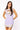 Lavender & Yellow Sequin Trim Cut Out Tank Dress