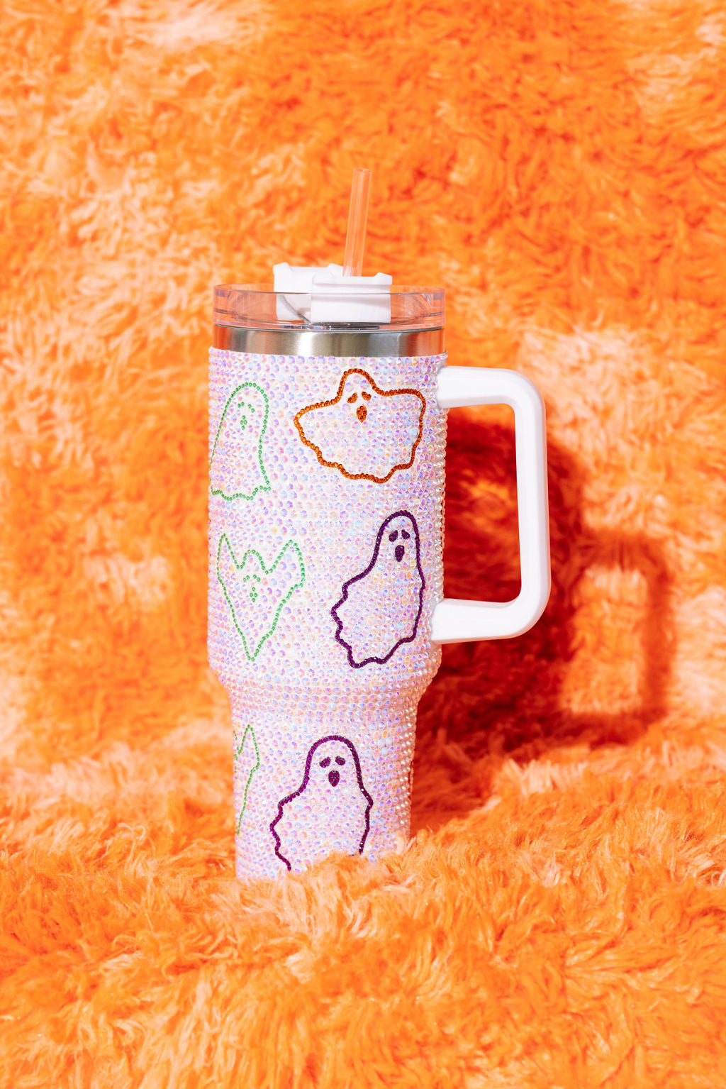 White Multi Ghost Tumbler