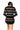 Licensed Sample - OSU Full Sequin Skinny Stripe Cardigan/Short SET