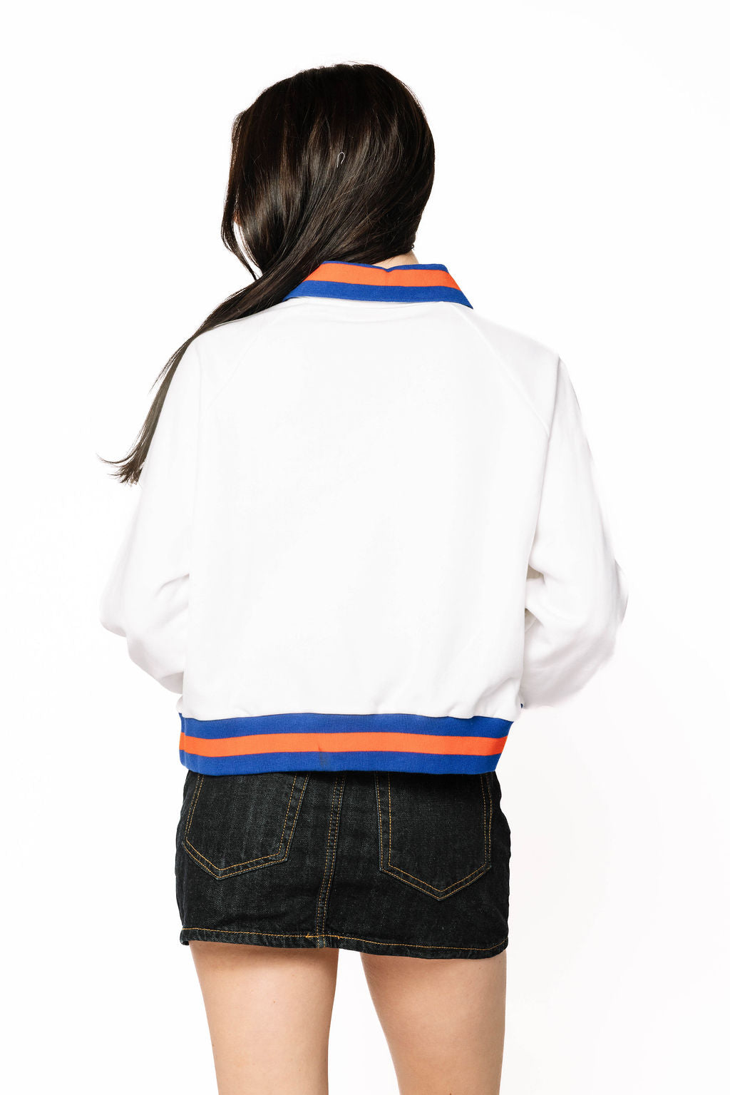 Licensed Sample - Florida Striped Collar Circular Mascot Sweatshirt
