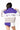 Licensed Sample - TCU Quarter Zip Colorblock Sweatshirt/Short Set