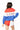 Licensed Sample - SMU Quarter Zip Colorblock Sweatshirt/Short Set