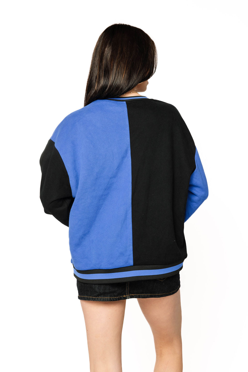 Licensed Sample - La Tech Black Colorblock Sweatshirt