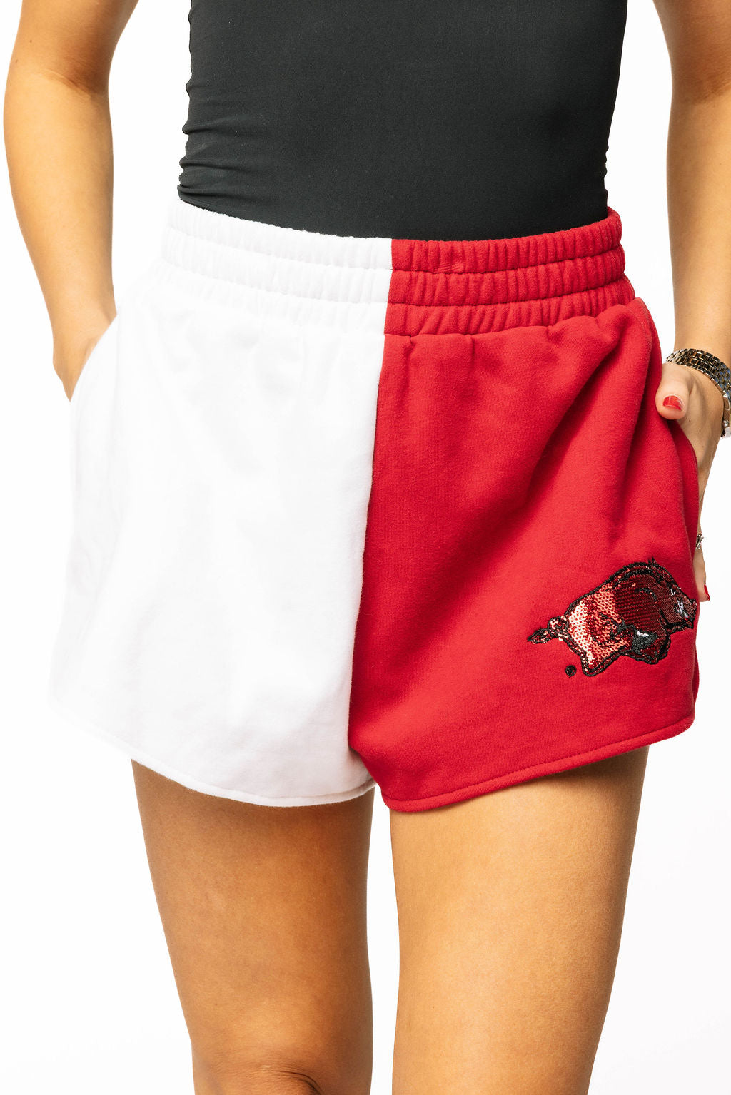 Licensed Sample - Arkansas Colorblock Shorts