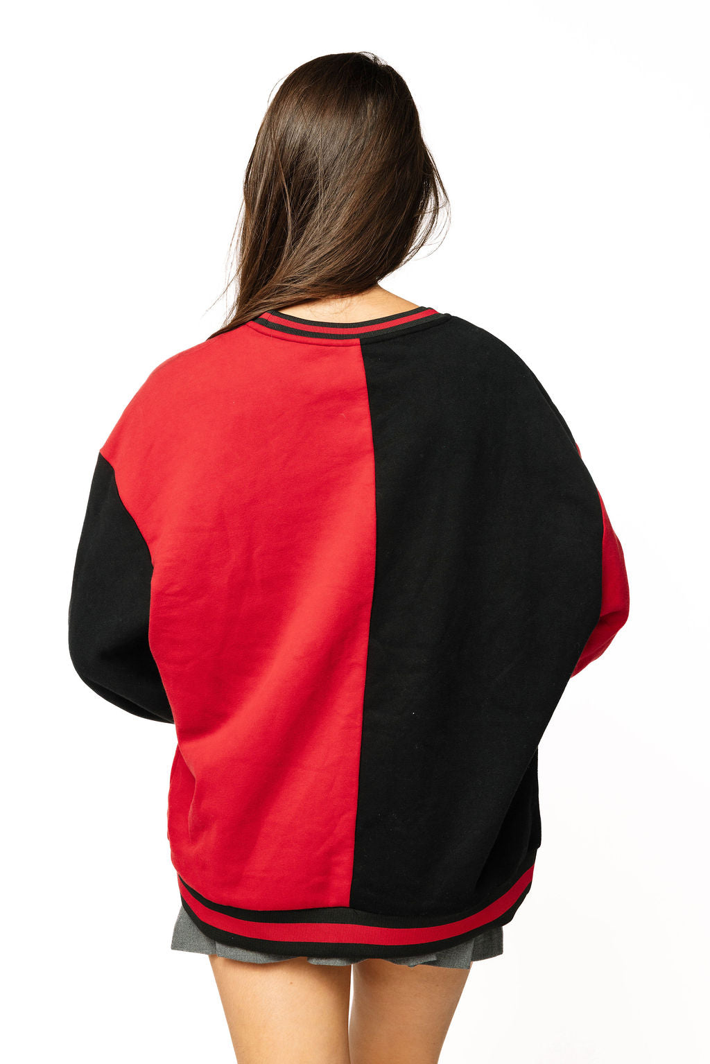 Licensed Sample - Alabama Black Colorblock Sweatshirt