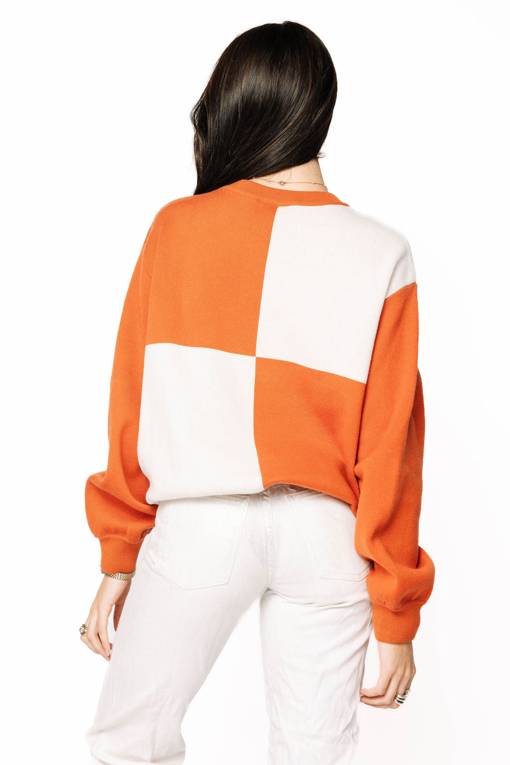 Licensed Sample - Texas Colorblock Pearl LS Sweater