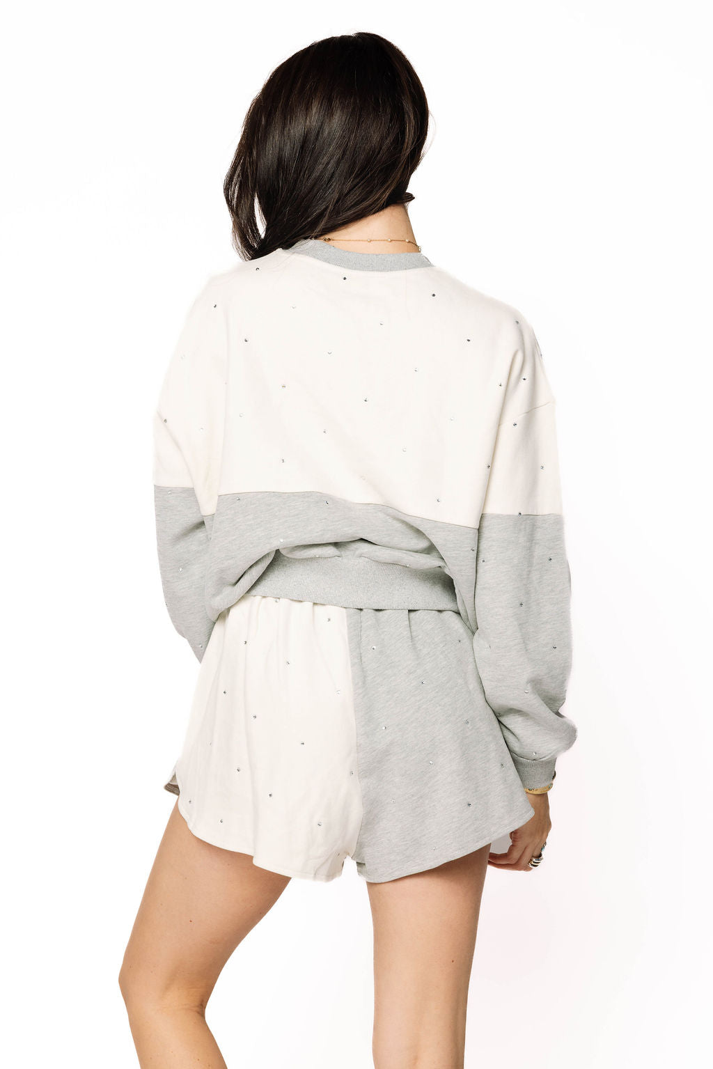 Licensed Sample - Miss State Pastel Two Tone Sweatshirt/Short SET