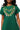 Dark Green Christmas Icons Necklace Tee Dress
