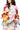 Rainbow Colorblock Fringe Disco Ball Ornament Cardigan