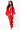Red & Gold Jeweled Ornament Cotton Tie Up Top