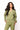 Mossy Green Scattered Multi Christmas Tree Hoody