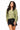 Mossy Green Scattered Multi Christmas Tree Hoody