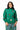 Dark Green Small Christmas Icon Mock Neck Sweatshirt