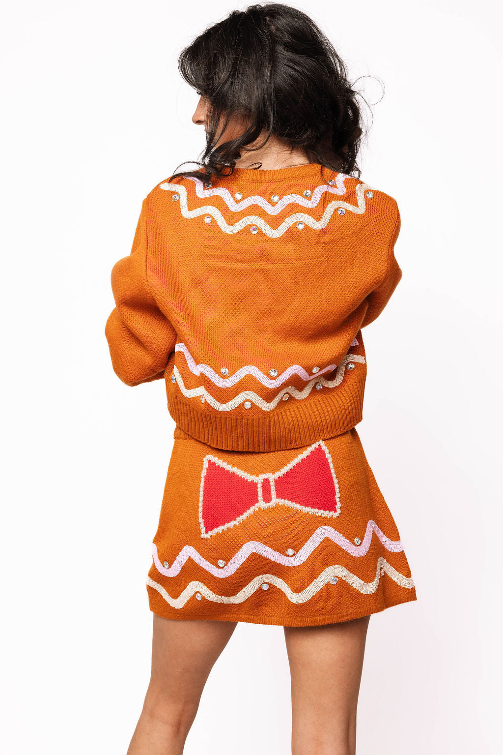 Brown Gingerbread Jewel Skirt – Queen of Sparkles