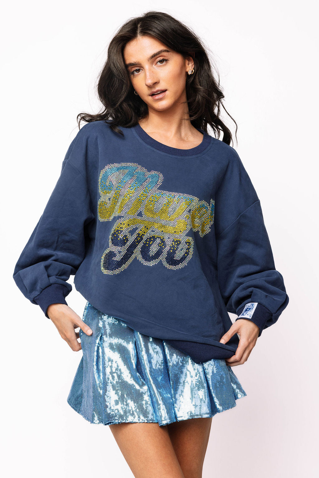 SAMPLE- Navy 'Mazel Tov' Sweatshirt