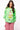 Bright Green Christmas Snowman Sweatshirt
