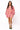 Red Striped Flying Santa & Reindeer Long Sleeve Dress