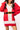 Red Santa's Coat Sweater Dress