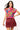 Hot Pink Multi Jeweled Ornament Top