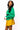 Green Elf Collared Button Up Sweater