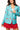 Aqua Christmas Cocktail Blazer