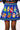 Royal Blue Multi Jeweled Ornament Skirt