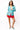Aqua Christmas Cocktail Blazer