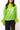 Green Full Sequin Feather Trim Grinch Heart Sweater