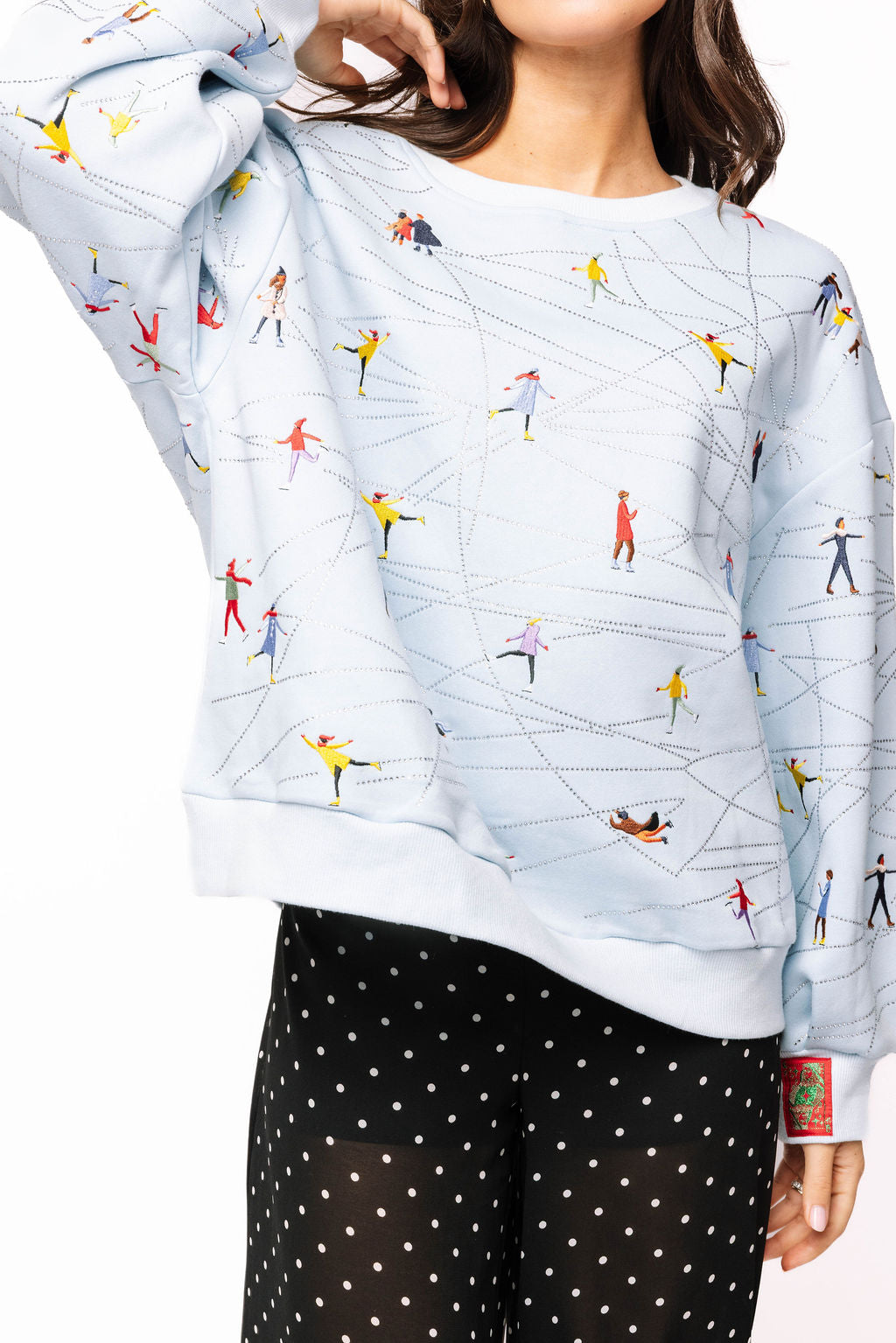 Ice Blue Ice Skating Sweatshirt