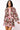 Pink Plaid Poinsettia Button Up Collar Sweater
