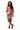 White & Red Poinsettia Button Up Cardigan