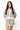 Ivory & Green Poinsettia Button Up Cardigan