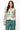 Ivory & Green Poinsettia Button Up Cardigan